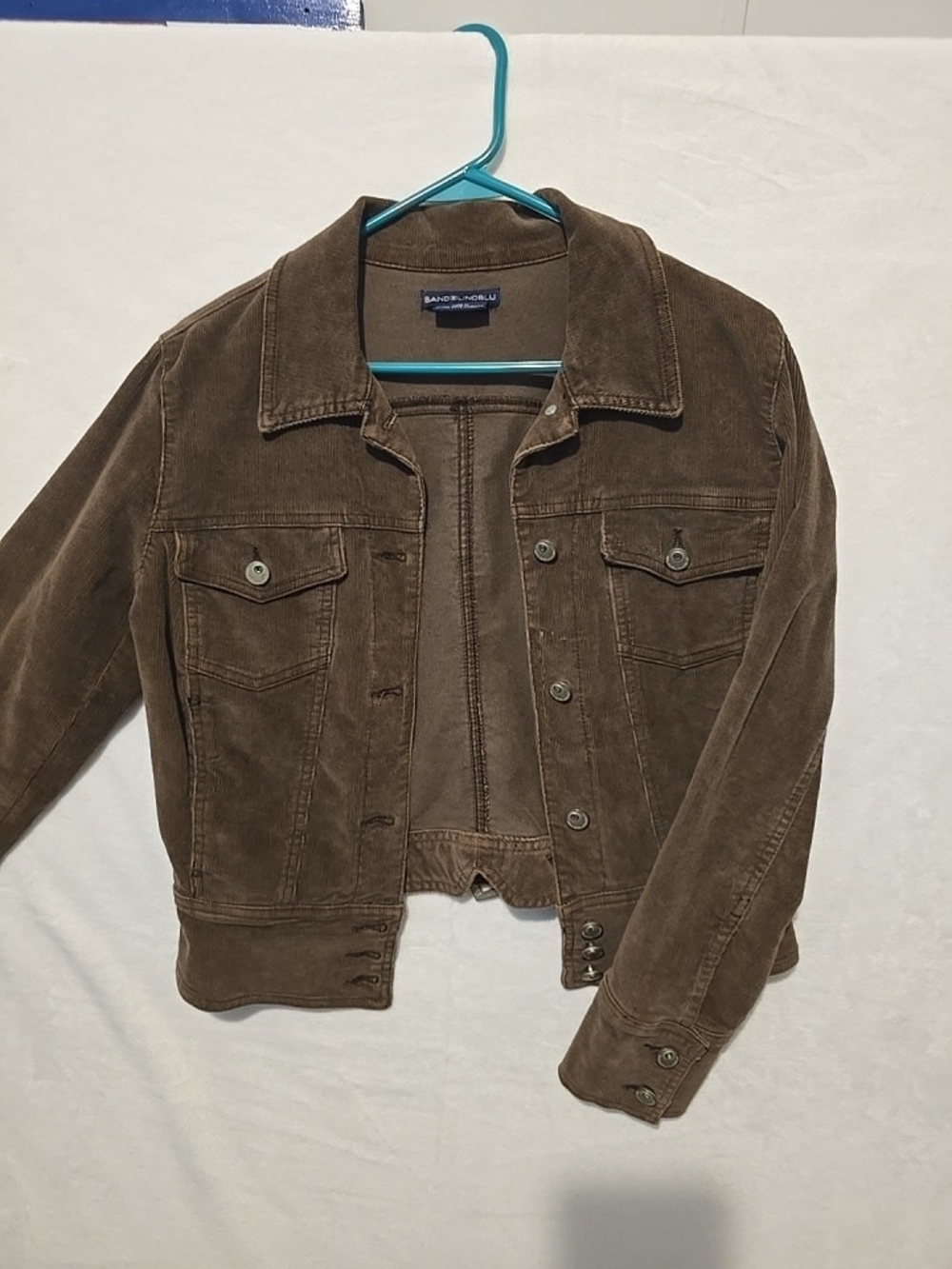 Vintage Bandolinoblu Corduroy Jacket Womens Size Med